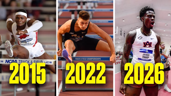 Every NCAA men’s 60m hurdles championship since 2011