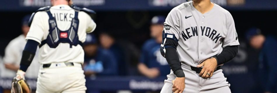 Yankees run into buzzsaw, manage 1 hit in ALDS opener vs. Rays