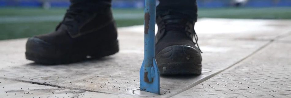 Watch the ice being built for the NHL Heritage Classic