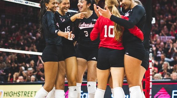 Nebraska leads DI women’s volleyball committee’s in-season top 16