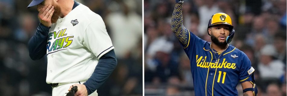 Game 3 unravels for Rays with Brewers’ historic 8-run 5th