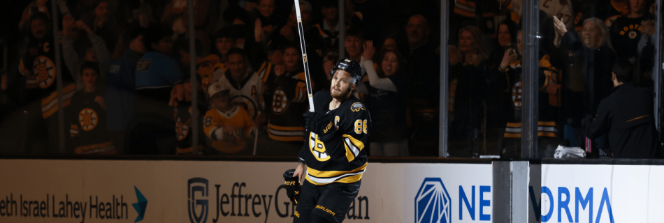 Pastrnak blossoming as leader in first season as Bruins captain