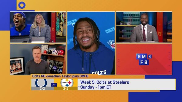 Jonathan Taylor on having the most rushing yards in international games Jonathan Taylor on having the most rushing yards in international games