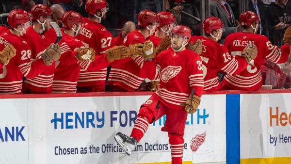Red Wings defeat Blackhawks after suspending Larkin Red Wings defeat Blackhawks after suspending Larkin