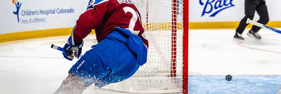 MacKinnon shows off speed on the rush