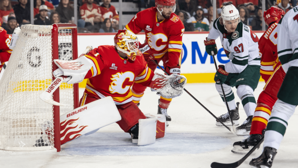 Cooley makes 36 saves, Flames hang on to edge Wild