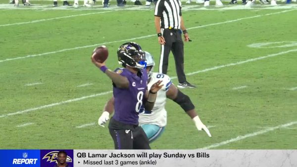 Lamar Jackson to start Sunday vs. Bills