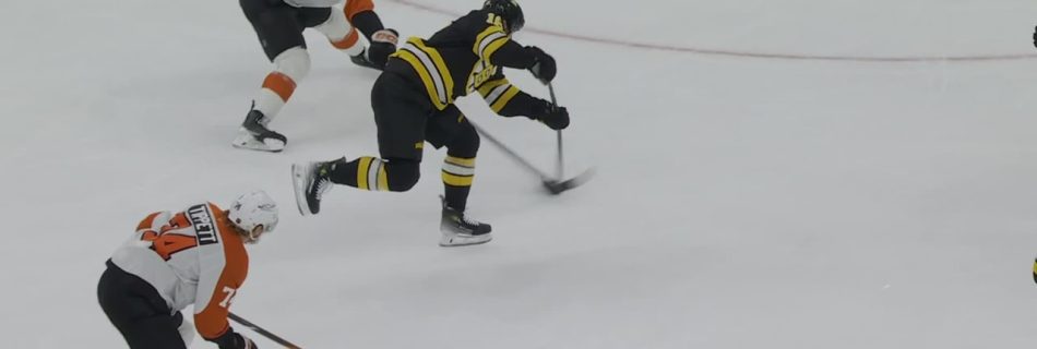 Zacha starts the scoring for Bruins