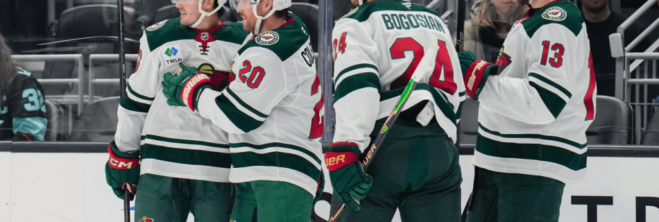 Coleman scores twice for Wild in win against Kraken