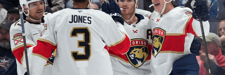 Brady Tkachuk scores natural hat trick, powers Panthers past Blue Jackets