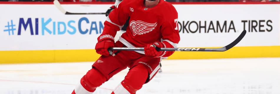 Larkin experiences ‘interesting night’ in return to Red Wings lineup