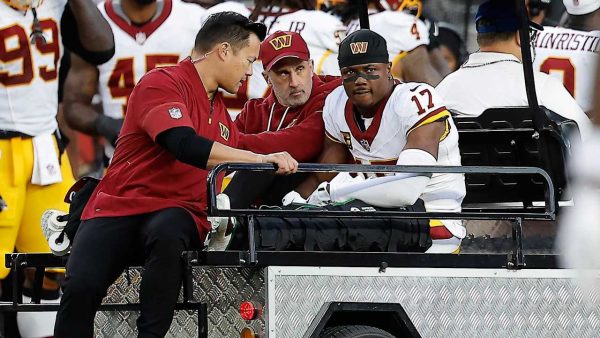 Commanders WR Terry McLaurin out for rest of season with torn patellar tendon