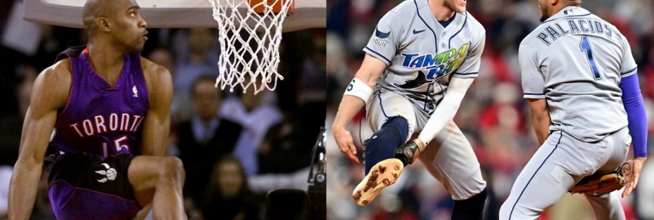 How did this high-flying victory celebration come to be? ‘We both wish we could dunk’