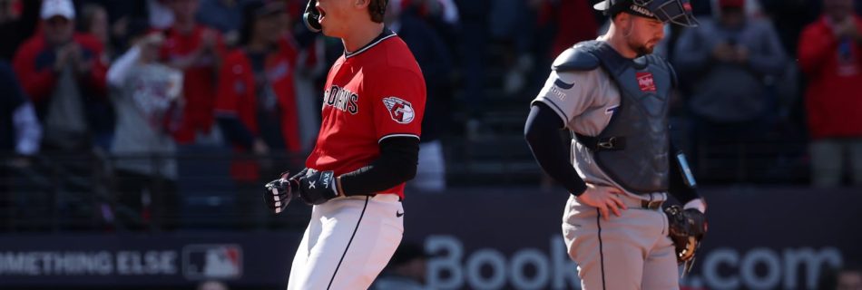 Huge go-ahead HR (and bigger bat flip) flips ALCS back in Guardians’ favor