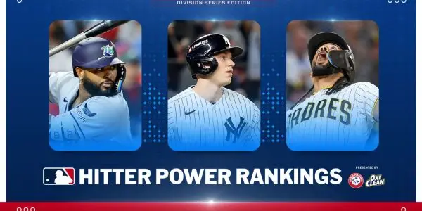 This young slugger tops Hitter Power Rankings for Division Series