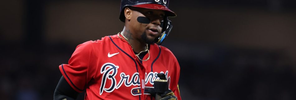 Acuña (right knee) limited to DH duties in NLDS Game 3