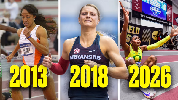 Every NCAA women’s 60m hurdles championship since 2011
