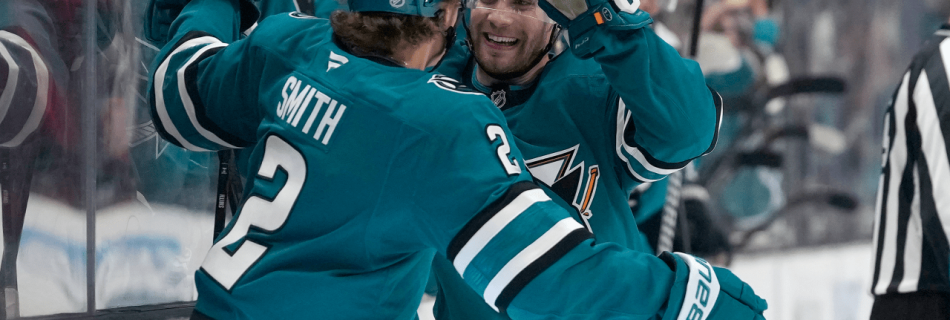 Smith scores twice, Sharks recover for OT win against Panthers