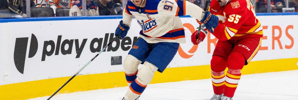 McDavid sets NHL season-opening assist streak mark, Oilers shut out Flames