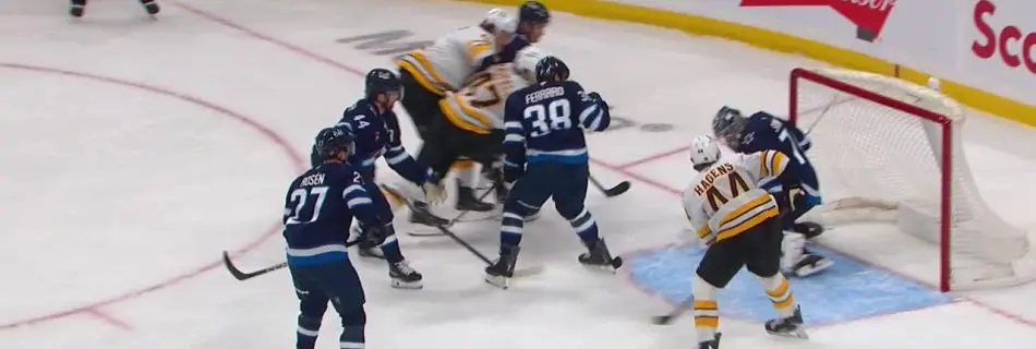 Hagens nets first NHL goal
