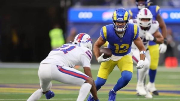 Rams WR Puka Nacua misses practice, questionable vs. Raiders with calf injury