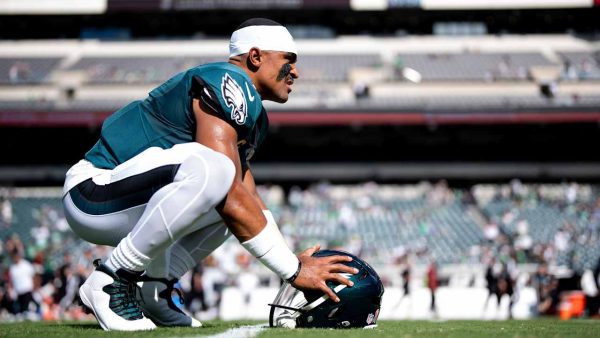 Eagles QB Jalen Hurts out Sunday vs. Panthers due to superficial blood clot Eagles QB Jalen Hurts out Sunday vs. Panthers due to superficial blood clot