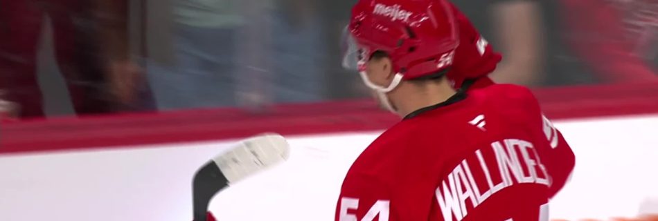 Wallinder’s first NHL goal